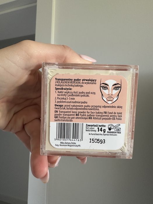 Puder Wibo baking wibo mood transparentny