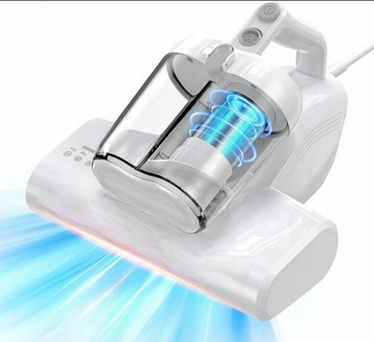 Odkurzacz do Roztoczy do Materacy Sof UV Filtr HEPA 600W Ssanie 16kPa