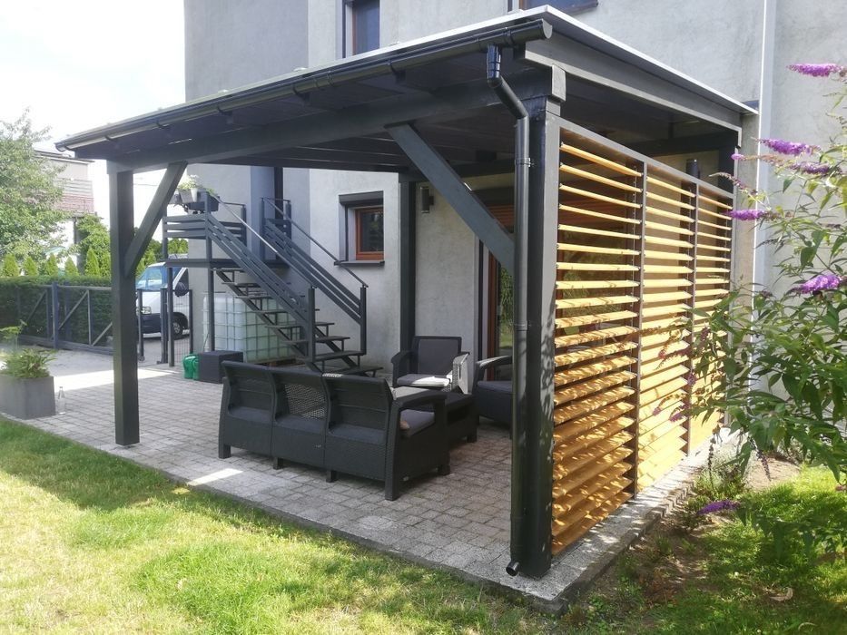 Zadaszenie Taras Wiata Altana Pergola Domek Ruchome Deseczki