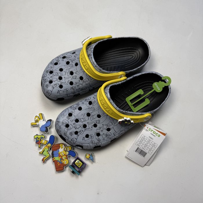 Crocs Кроксы The Simpsons Симсоны с джибитсами Jibbitz Clog/класичні клог шльопанці