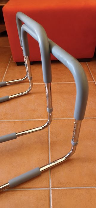 2 barras de proteção de cama para idoso