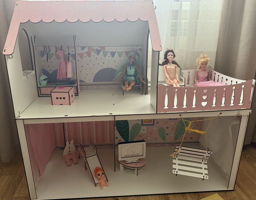 Ляльковий будиночок дім для барбі LOL barbie