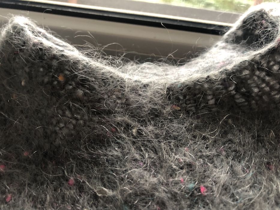 Cudowny sweter 100% rasowy kozi moher.