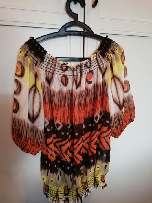 Bluzka styl afrykański, boho, hippie.