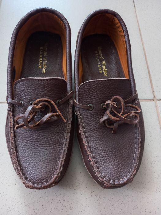 Samuel Windsor 40-41  розміру, мокасини чоловічі натуральна шкіра.