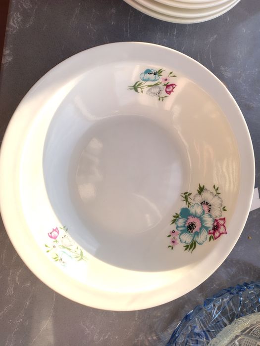 Zestaw 6 głębszych talerzy  produkcja polska