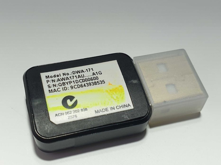 Wi-Fi USB D-Link DWA-171 AC600 MU-MIMO  2.4 ГГц/5 ГГц
