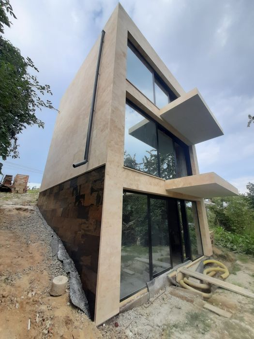 Камінь-Травертин-Фасад-Інтер'єр