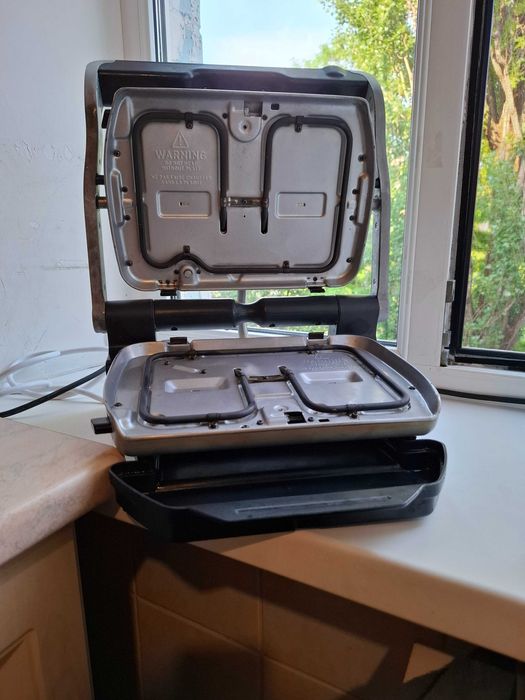 Гриль Tefal OptiGrill+ GC716012 з насадкою для бельгійських вафель