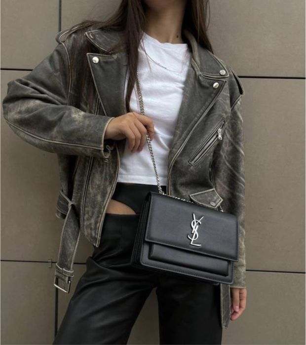 Нова чорна сумка, крос-боді, подібна до Saint Lauren YSL