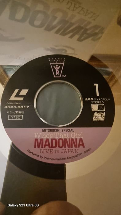 Laser discs  Madonna