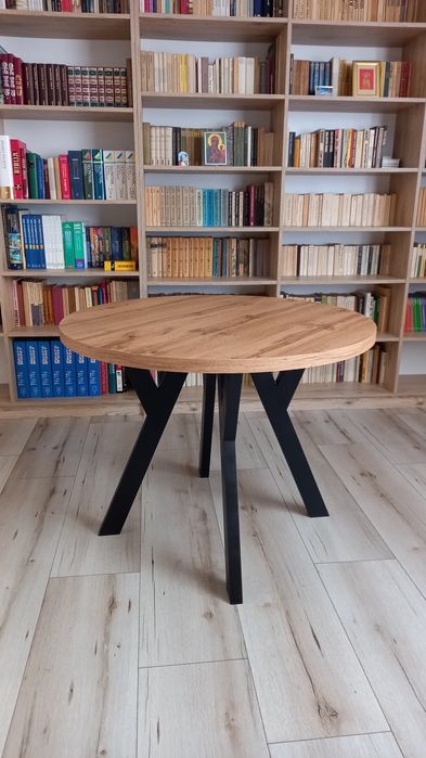 Stół okrągły rozkładany 180/100cm