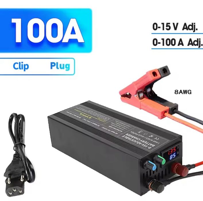 Не чекай годинами — заряджай швидко! Зарядні 0–100А