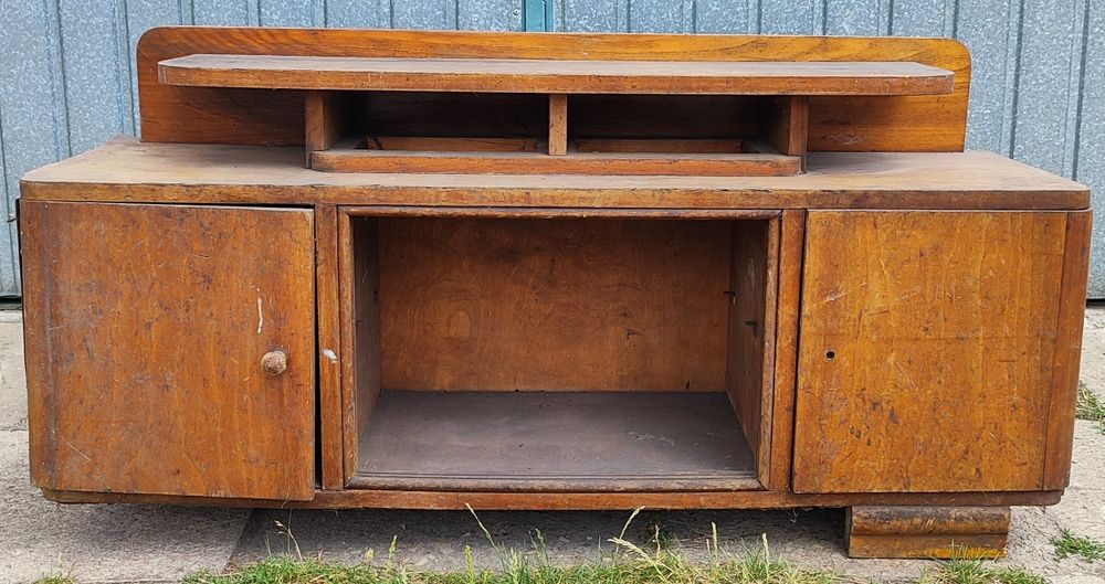 Stara drewniana toaletka regał