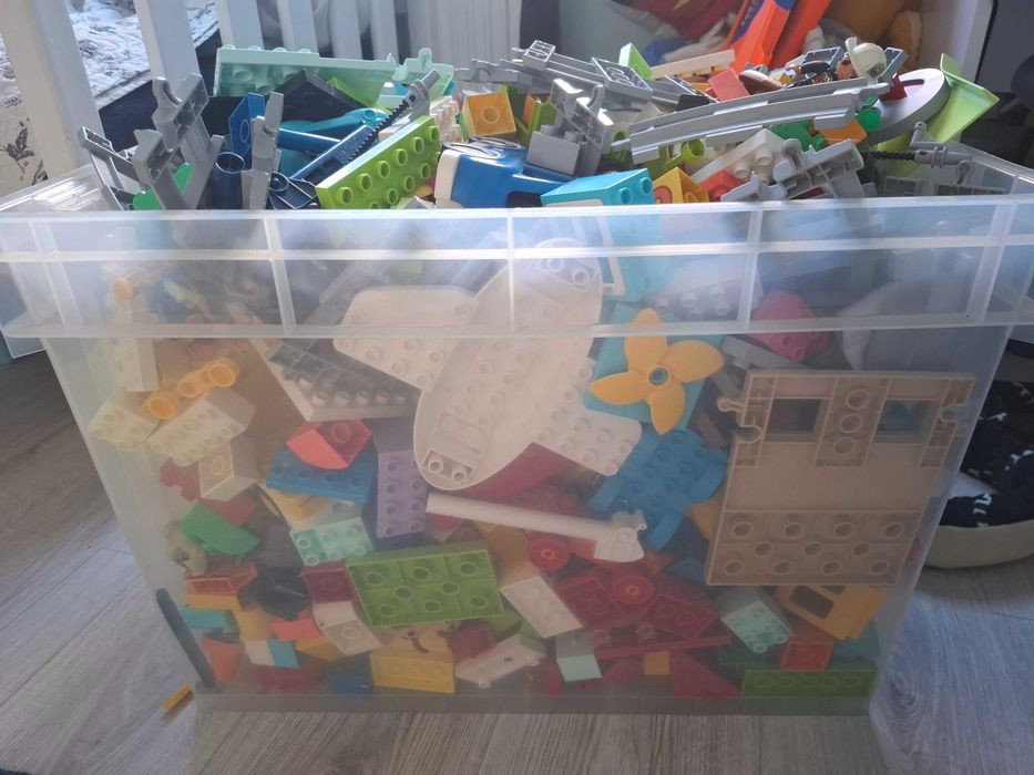 Klocki lego duplo duzy pojemnik