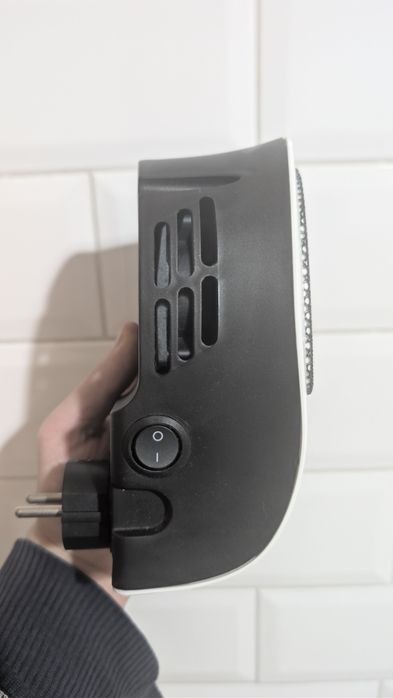 Termoventilador de parede compacto com temporizador e controlo de temp