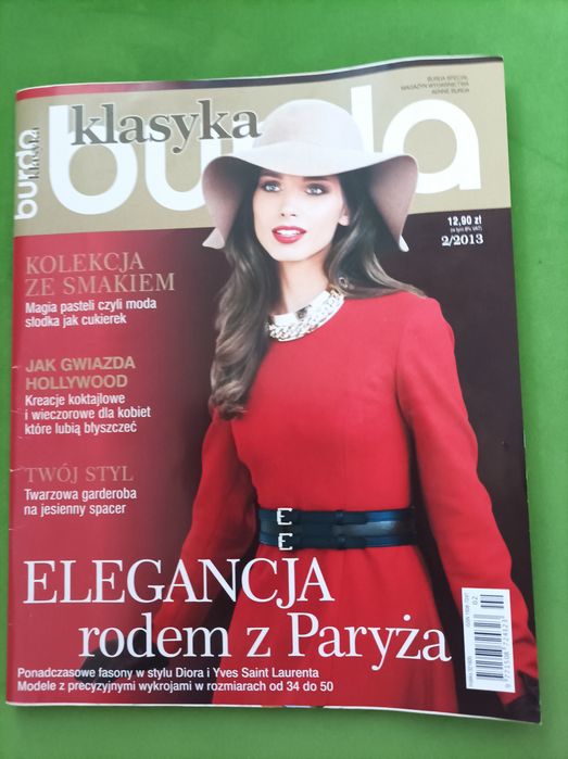 Burda gazeta z wykrojami