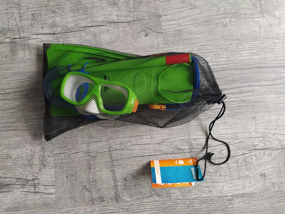 Zestaw do nurkowania snorkelingu dla dzieci Bestway płetwy roz. 37-41