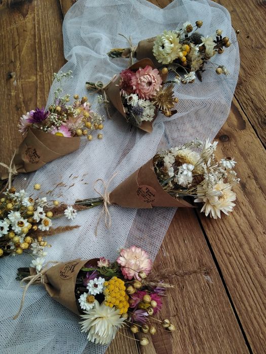 Podziękowanie, upominek dla gości, mini bukiecik, bukiet