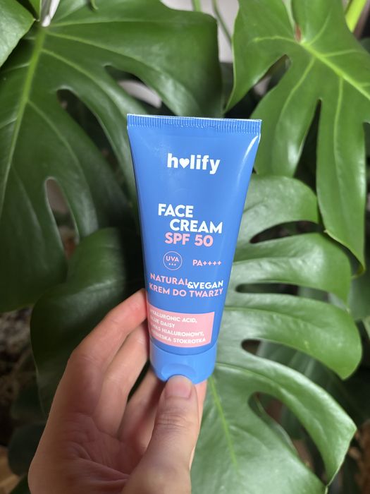 Holify hialuronowy krem do twarzy SPF 50