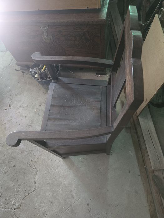 Cadeira sanitaria antiga em Madeira