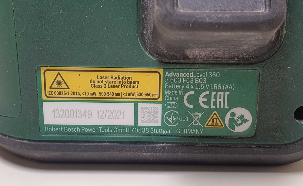 Laser krzyżowy - Bosch AdvancedLevel 360