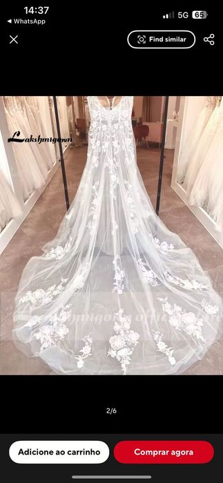 Vestido de Noiva Novo