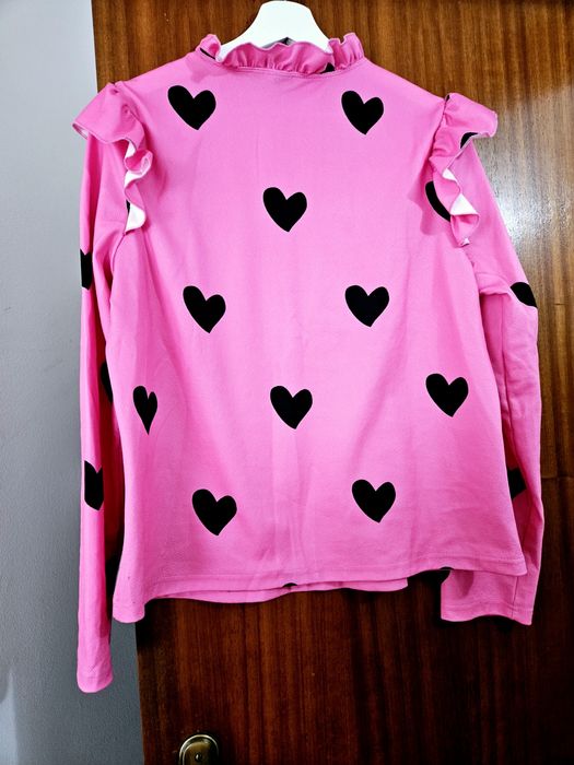 Camisola com corações