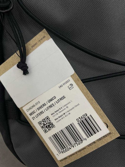 Рюкзак унісекс Nike Air GRX Grey/Black DV6246-010 оригінал 21L Nike Backpack