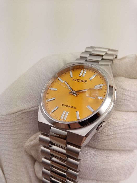 Японские мужские часы Citizen NJ0150-56Z сапфир, механика, автозавод