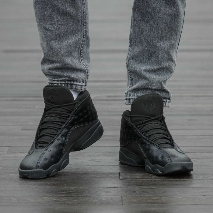 Кросівки Nike Air Jordan 13 Black Cat premium