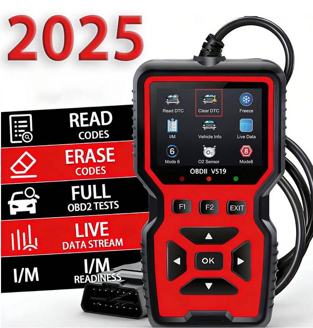Автосканер діагностичний адаптер CarD V519 OBD-2 (RT050704)