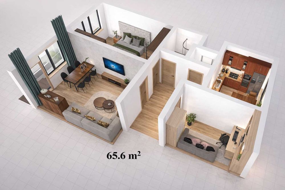 Sprzedam 3-pokojowe mieszkanie w Barcinie przy ul. Artylerzystów – 66 m²