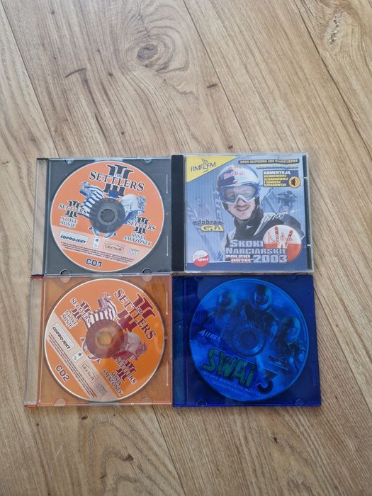 Zestaw Gier Retro PC | The Settlers III, SWAT 3, Skoki Narciarskie 2003