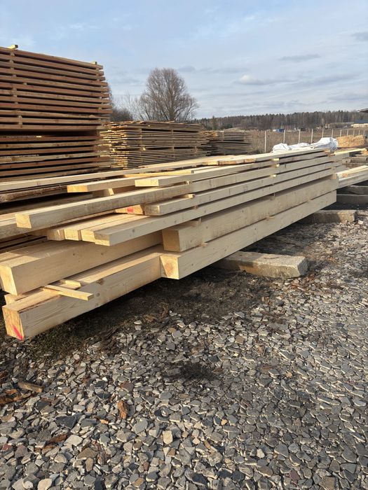 Więźba dachowa deski łaty kontrłaty