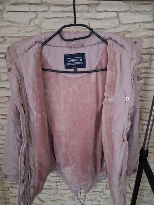 Kurtka zimowa dziewczęca/dla dziewczynki Speed.a 140, stan idealny