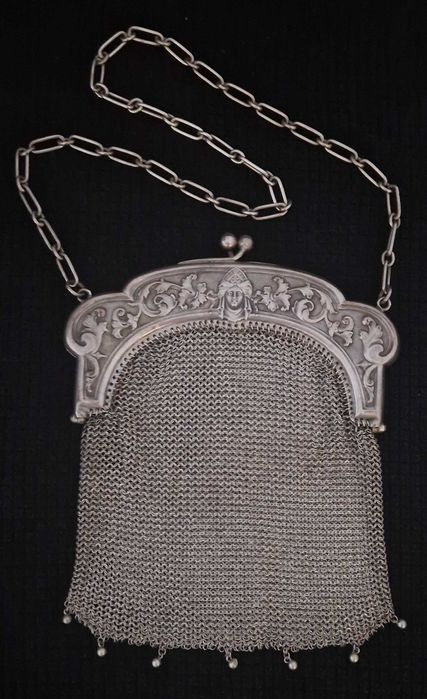 Bolsa Porta Moedas Antigo c/estojo