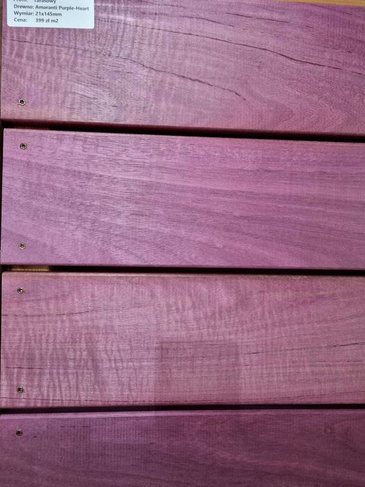 Deska Tarasowa Amarant-Purple Heart  21x145mm Fas KD