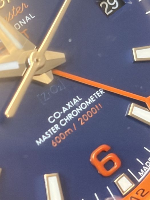 Omega seamaster ocean planet big blue automat