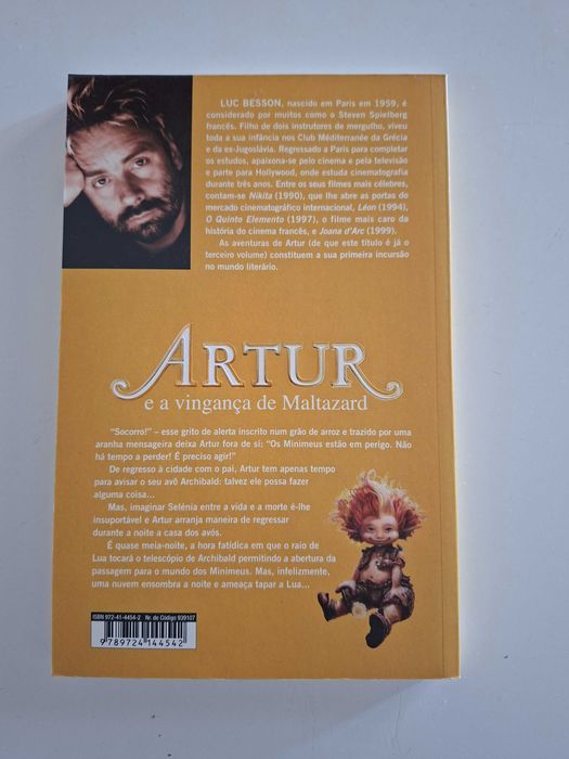 3 livros Artur - Luc Besson