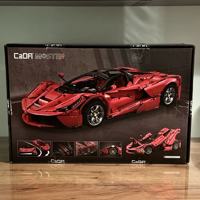 Конструктор CaDa Ferrari LaFerrari 4739 деталей феррарі када в коробці