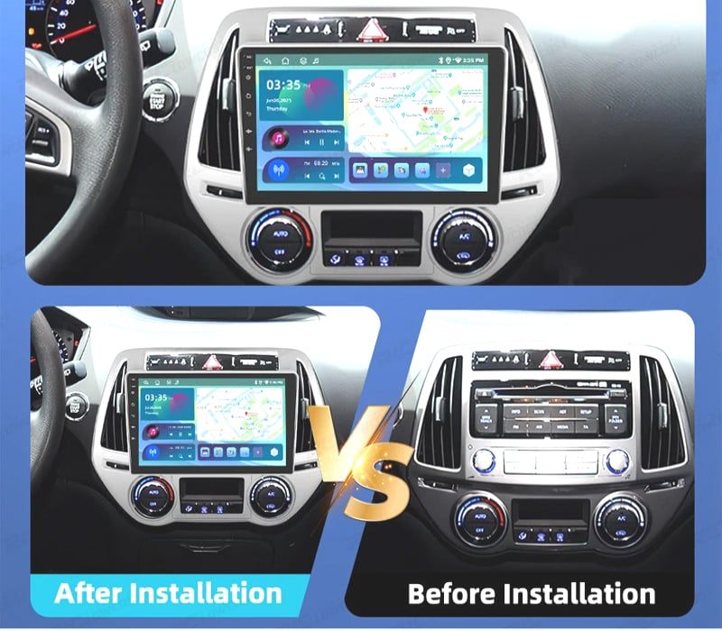 RÁDIO GPS ANDROID 13 HYUNDAI I20 09-15