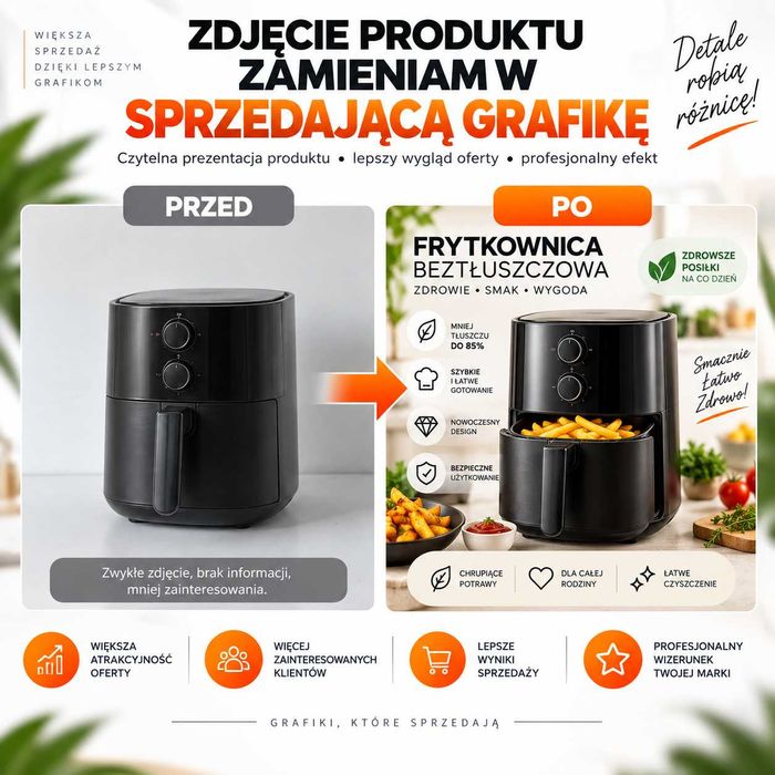 Tworzę grafiki do ofert Allegro i sklepów internetowych