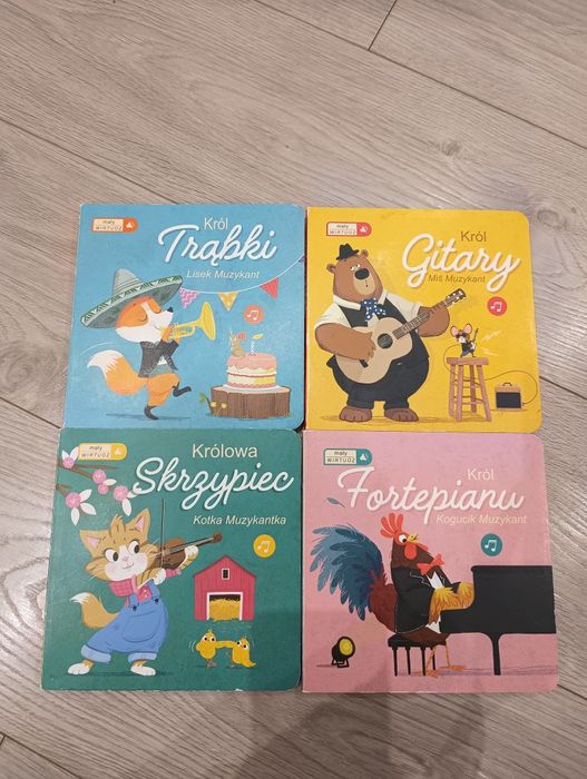 4 grające książeczki z serii Mały wirtuoz