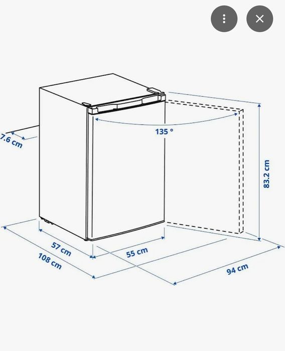 Frigorífico IKEA Lagan