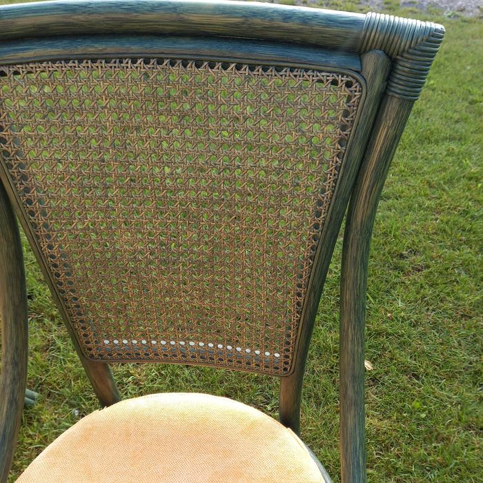 Krzesła drewniane ratanowe plecionka wiedeńska