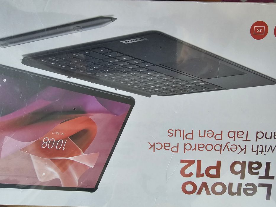 Lenovo Tab P12 com teclado e pen