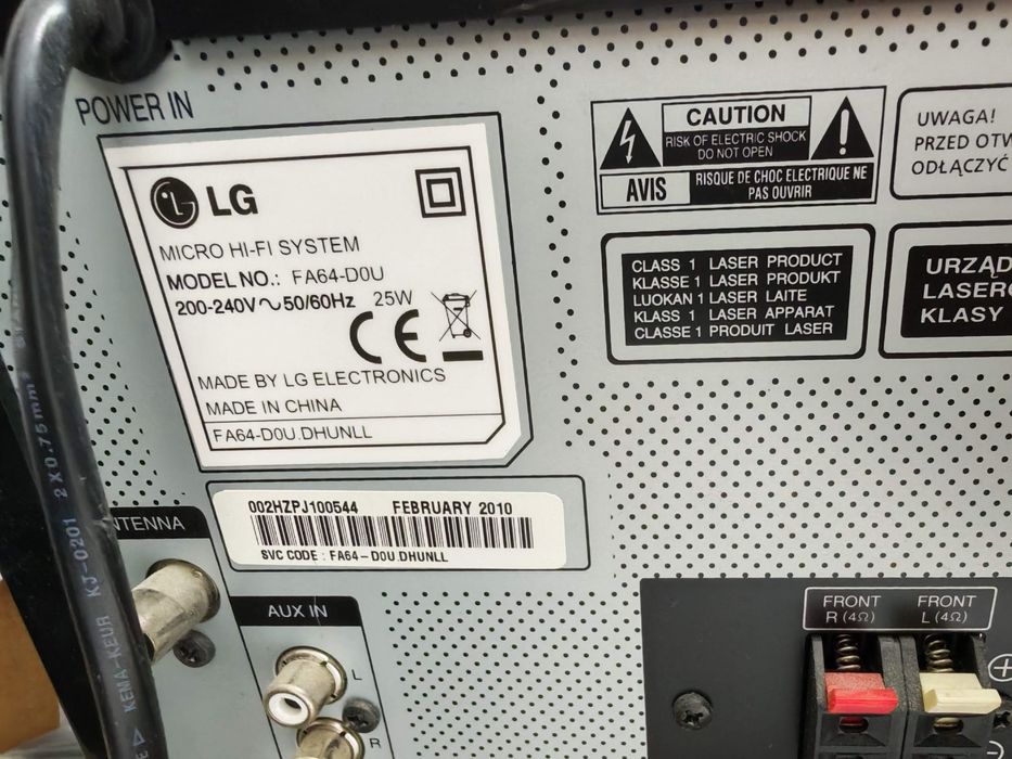 Mini wieża Hi-Fi LG FA64-D0U