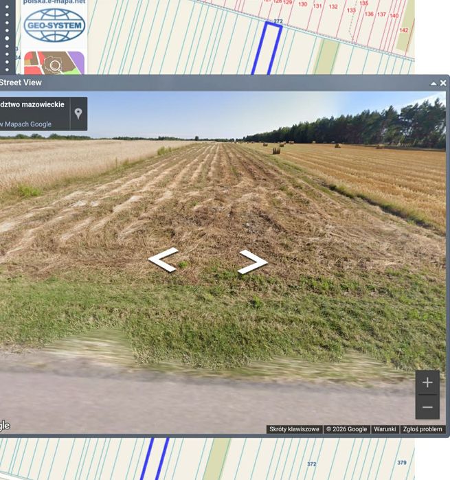 Chotcza Działka rolna,pole orne 1.24 h