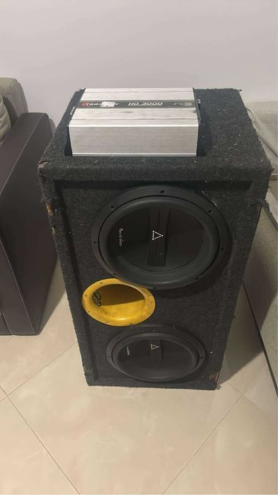 2x Phoenix Gold TI312D4 + taramps hd3000.01 subwoofer